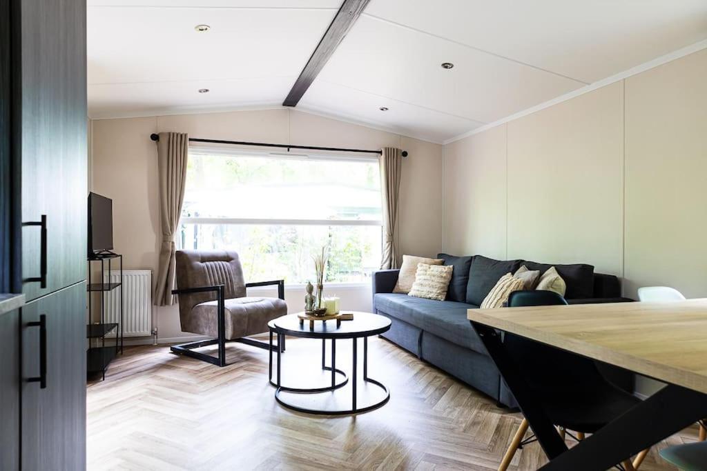 Prachtig Chalet In De Bossen Nunspeet Bagian luar foto