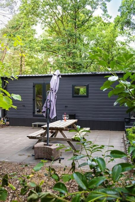 Prachtig Chalet In De Bossen Nunspeet Bagian luar foto