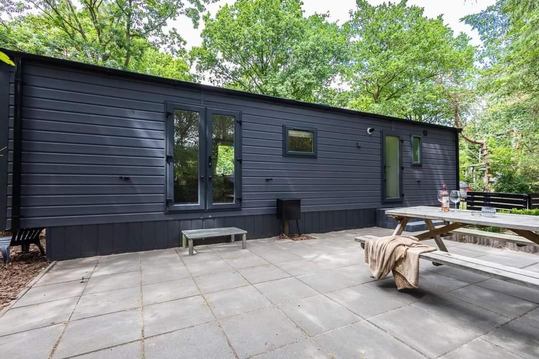 Prachtig Chalet In De Bossen Nunspeet Bagian luar foto