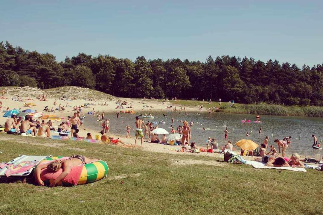 Prachtig Chalet In De Bossen Nunspeet Bagian luar foto
